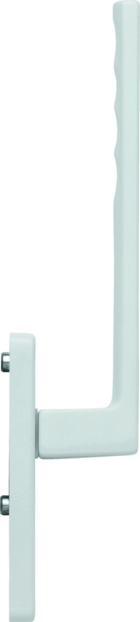 HOPPE HS-Handheb.grt., Toulon HS-0737/419N-AS, innen, PZ,ALU,verkehrsweiß beschichtet