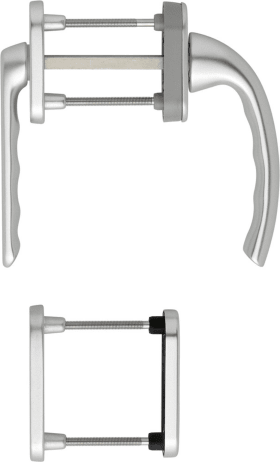 HOPPE FTT-Griffgarnitur, PZ, Tôkyô 099KH/66N, TS 63-68, N 12, ALU naturfarbig