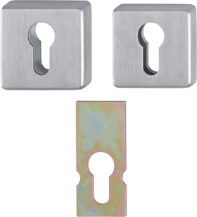 HOPPE Schutzrosette E52NSA/52S,eckig,12mm,ES1/PZ,F69,TS57-62