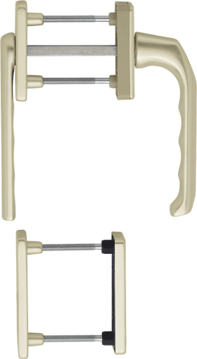 HOPPE FTT-Griffgarnitur, PZ, London 013KH/51N, TS 63-68, N 12, ALU neusilberfarbig