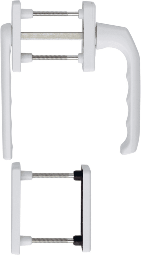 HOPPE FTT-Griffgarnitur, PZ, London 013KH/51N, TS 63-68, N 12, ALU verkehrsweiß