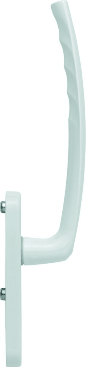 HOPPE HS-Handheb.grt., Atlanta HS-0530/431N-AS, innen, UG,ALU,verkehrsweiß beschichtet