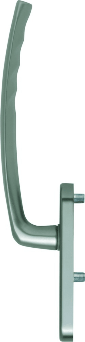 HOPPE HS-Handhebelgarnitur, Atlanta HS-0530/431N-AS, außen, PZ,ALU,stahlfarbig elox.