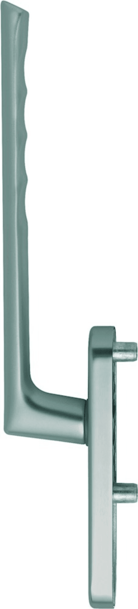 HOPPE HS-Handhebelgarnitur, Brest HS-0739/431N-AS, außen, PZ,ALU,stahlfarbig eloxiert