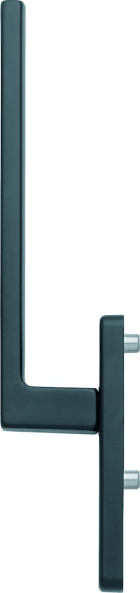 HOPPE HS-Handhebelgarnitur, Austin HS-0769/419N-AS, außen, PZ,ALU,schwarz matt