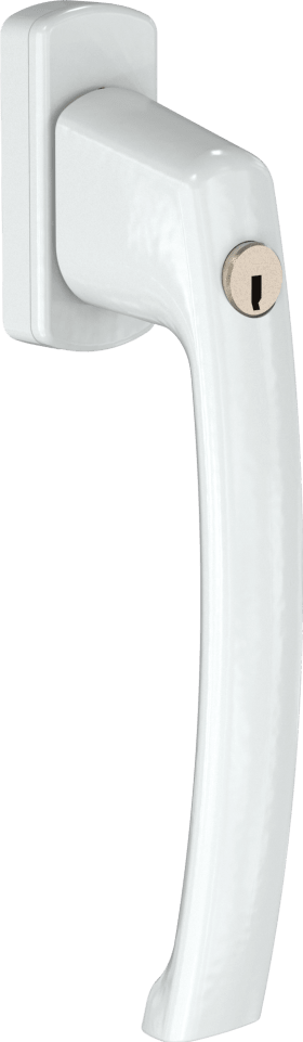 Maco  SKB Griff Harmony Innengriff mit 90° Raste Sperrzylinder mit Nocken 10/12 Stift 7x32 verkehrsweiss R  21484