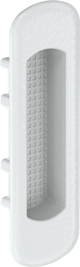 Maco  HS Muschelgriff Standard kurz Einfrästiefe 13 mm verkehrsweiß RAL 9016 seidenglanz  358339