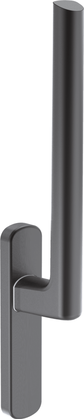 Maco  HS-Griff 12 Innengriff Nocke innen 10 ohne Stift 10 schwarzbraun RAL 8022 seidenglanz  218396