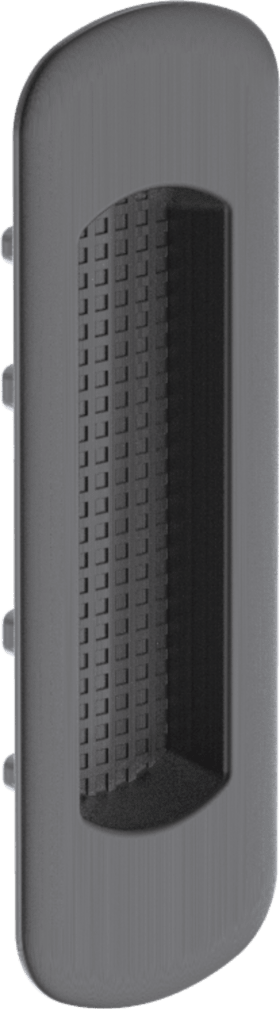 Maco  HS Muschelgriff Standard kurz Einfrästiefe 9 mm schwarzbraun RAL 8022 seidenglanz  369772