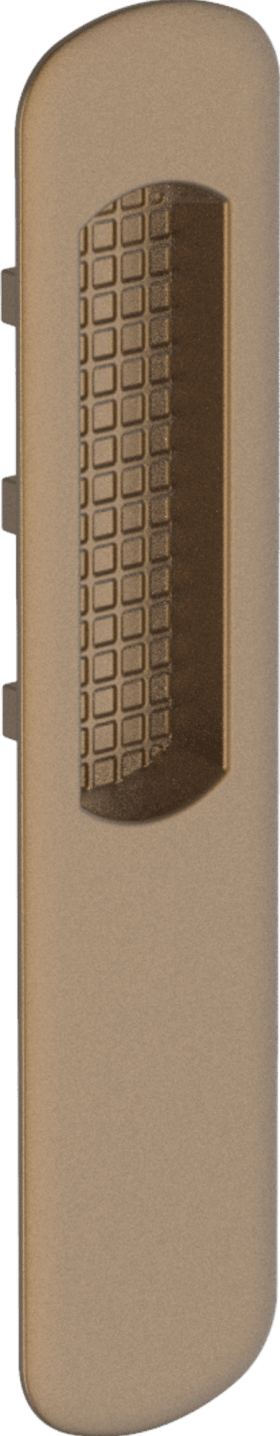 Maco  HS Muschelgriff Standard lang Einfrästiefe 9 mm bronze F6 seidenglanz  371847