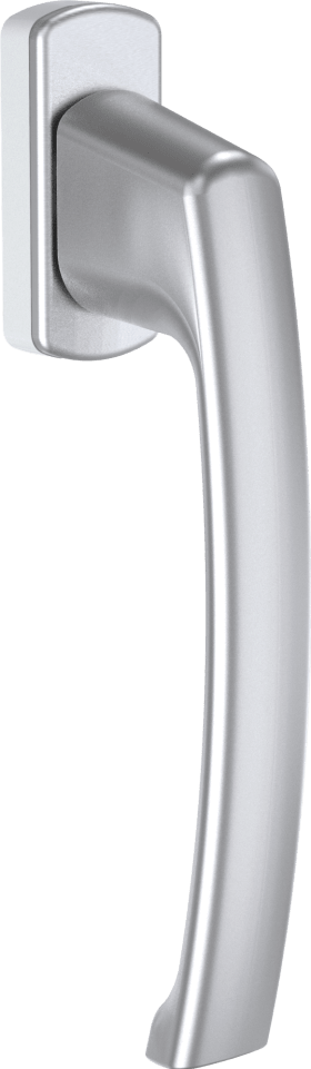 Maco  SKB Griff Harmony Innengriff mit 90° Raste mit Nocken 10/12 Stift 7x32 silber F1  55720