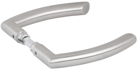 Hermat Drückerpaar BASIC 04 1894.19, 8mm,edelstahl matt