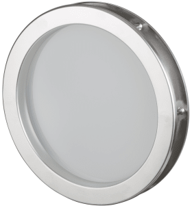 DESIGN-BULLAUGE 30 CM Ø KLARGLAS 5035 AL/30 Ø /FLOA/T-20 (37929)