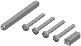 Hermat Befestigungsset 4089, VK 8/10,TS 44-53