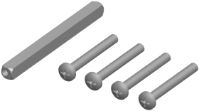Hermat Befestigungsset 4089, VK 8,TS 74-83