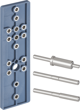 Hermat Bohrlehre 4861/2002/U, E 72/92, blau