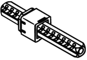 HEWI Stift 72.9R, vk8, L=64mm, x=17,1-27,0 