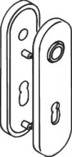 KURZSCHILDER OVAL 230.20E 50 STAHLBLAU PZ 72 MM 50