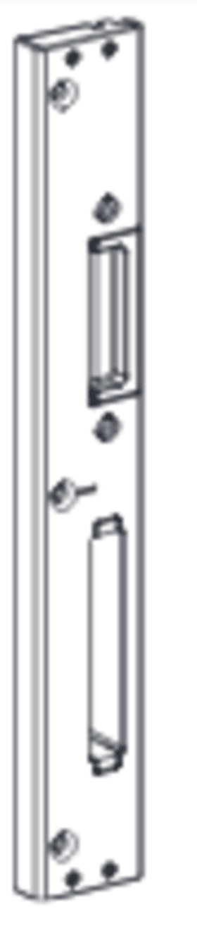 ROTO Profilschließblech AS226, DR, 35x245x19, 1 ktg, silberfarben