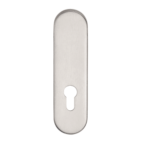 BKS FS Kurzschild B-72710 innen,oval,BL/PZ 72,ER matt