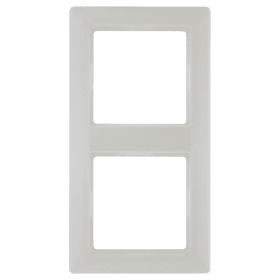 AS500 2-FACH RAHMEN ALPINWEISS B 5858 1072