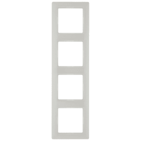 AS500 4-FACH RAHMEN ALPINWEISS B 5858 1074