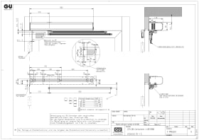 SET GLEITSCHIENE EN 4-5 DRÜCKEND, SILBER E6/EV1