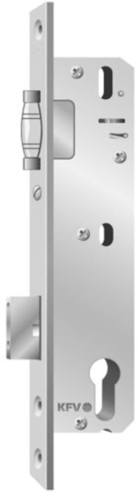 Rohrrahmen-Einsteckschloss 51-PZW/30-16-K-31-B