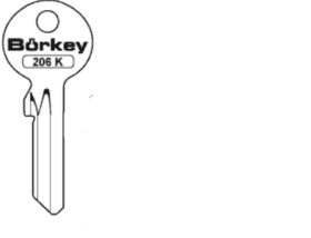 BÖRKEY SCHLÜSSEL 206 K 0 206 0K0 000 