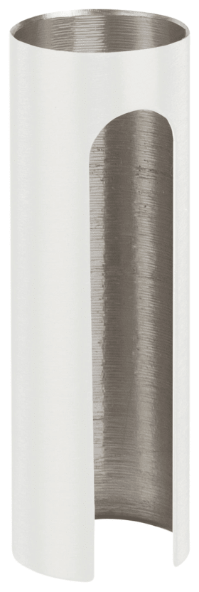 Hermat Hülse 6684/6315, Ø15mm,RAL 9016