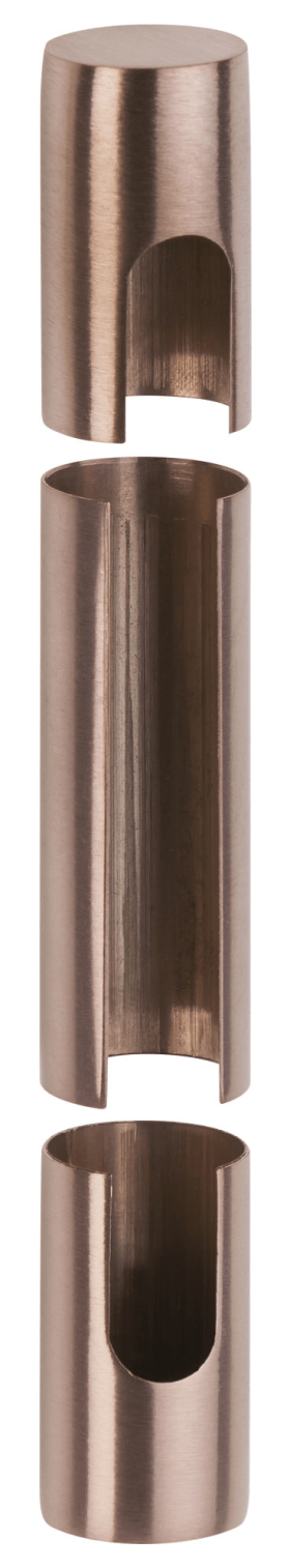 Hermat Hülse 6684/6315/3TLG/SET, Ø15,bronzefarben matt