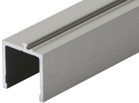 Hermat Zusatzprofil,6959/OD,L3.000mm,zum Einklemmen,Aluminium,edelstahloptik