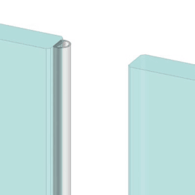 GLASTÜR-DICHTUNG 4X6MM ZUM AUFKLEBEN 6501 G/GLAS.BUM/P/FIX-TRANSP (48104)