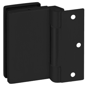 Hermat Glastürband 6335,3tlg,kantig,schwarz matt