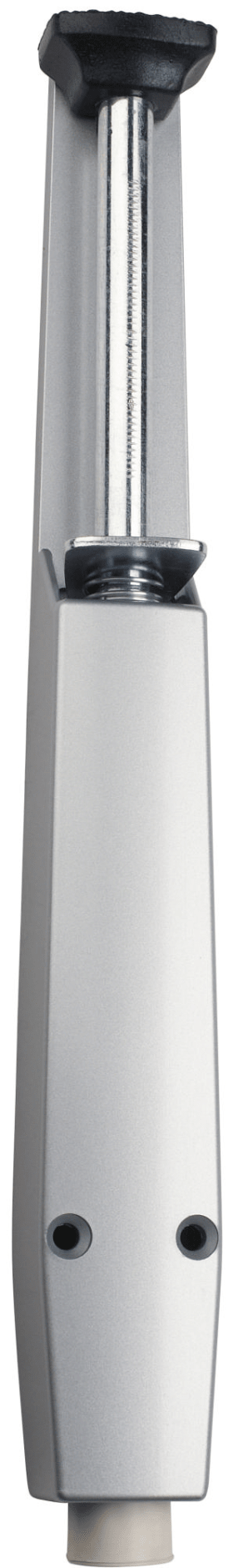 Hermat Türfeststeller 6712,Türblattmontage,Hub95mm,naturfarben,elox.