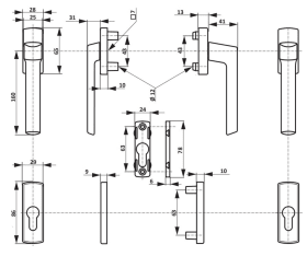 HEBEL SI-LI TL/PZ I.U.A FL.RAL8019 B1 870495