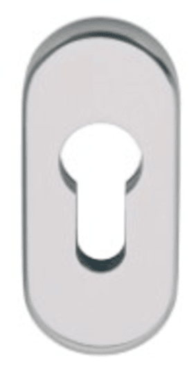 KLEBEROSETTE OVAL 7,5 PZ NR. 0451 RAL 9016 WEISS 04510000-51-79