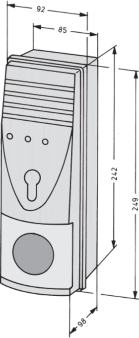 FLUCHTTÜR-STEUERTERMINAL 1340-20 AP 24 V DC
