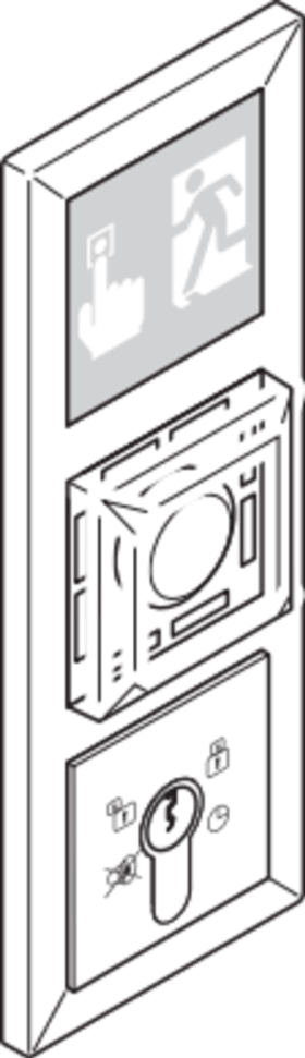 FT-UP TERMINAL M.NOTT. U. SCHALTER FT BEL ONLINE GIRA S55 REINWS GLAEN