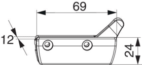 Maco  Packung Anschlagdämpfer SKB-S/SE für PVC Typ 207 Silber  478247