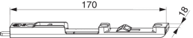 MACO Kantriegel oben Eurofalz 4L L=170 silber