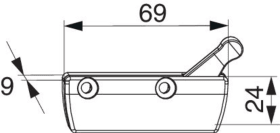 Maco  Packung Anschlagdämpfer SKB-S/SE Eurofalz 30 mm Silber  478375
