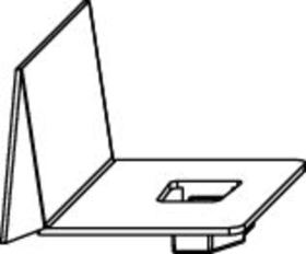 Maco  Spaltabdeckung MM 11V rechts oben Silber  357089