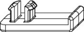 Maco  Distanzklipps Anpassung Ecklagerband 13V Holz ohne Beschlagsnut  357880