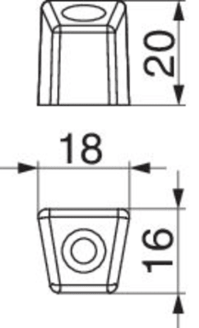 Maco  Sicherungsblock grau  357950