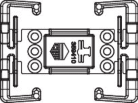 Maco  Schließteilhalter i.S. Eurofalz FT24 13V f. Schließteil 68 mm Holz  359410