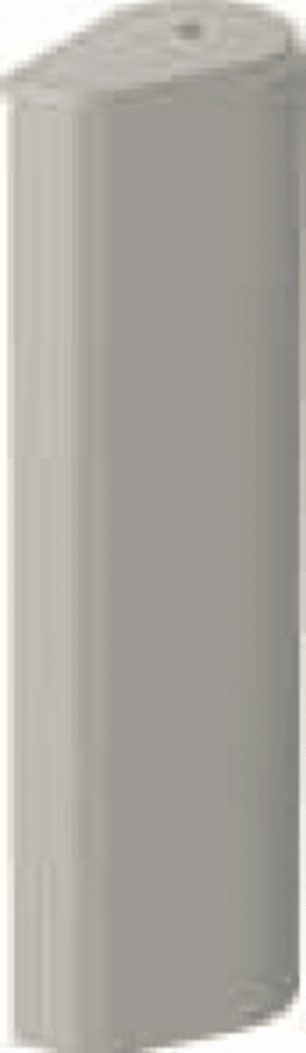 Maco  Abdeckkappe Ecklagerband PVC/DT130 mit Lasche rechts Titan  363137
