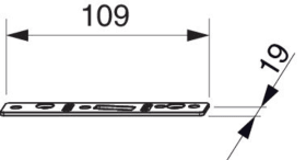 MACO Unterlage Einhängeplatte PVC 2 mm Grünbraun RAL 8000