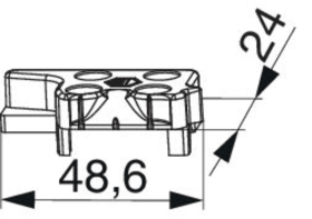 Maco  Hebeteil MM für PVC rechts Silber  364237