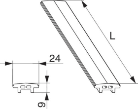 Maco  Dichtung S6695 schwarz L=5m  D910050